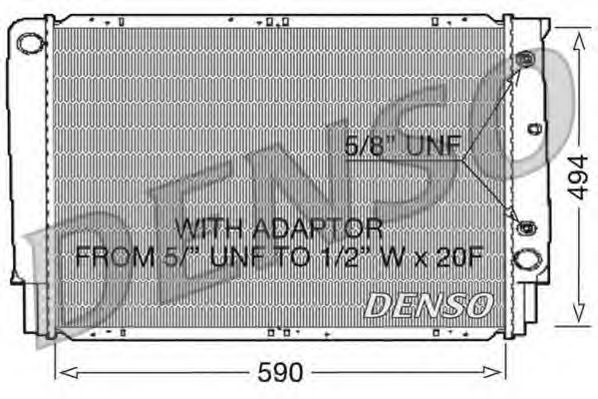 DENSO DRM33054 Крышка радиатора для VOLVO S90