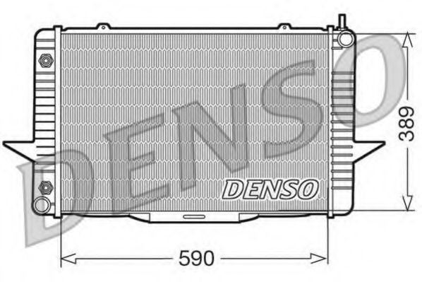 DENSO DRM33067 Радиатор охлаждения двигателя DENSO для VOLVO