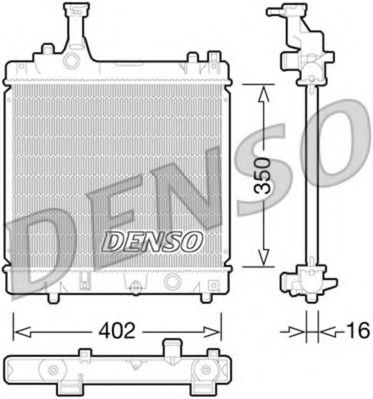 DENSO DRM47026 Крышка радиатора для NISSAN PIXO