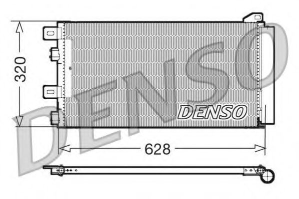 DENSO DCN05101 Радиатор кондиционера для MINI