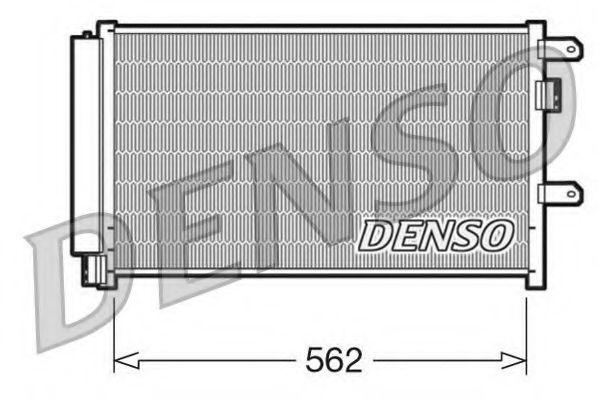 DENSO DCN12003 Радиатор кондиционера для IVECO