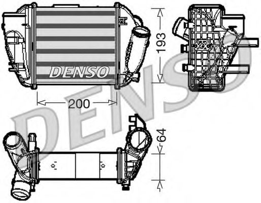 DENSO DIT02005 Интеркулер DENSO 