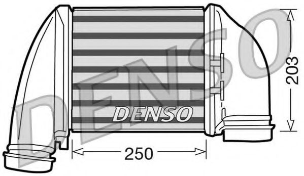 DENSO DIT02010 Интеркулер DENSO 
