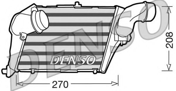 DENSO DIT02012 Интеркулер DENSO 