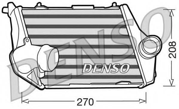 DENSO DIT02013 Интеркулер DENSO 