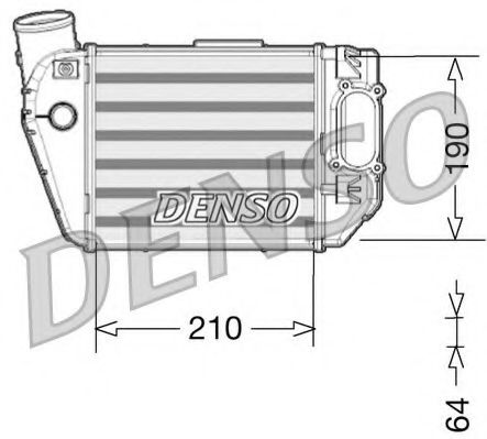 DENSO DIT02021 Интеркулер для AUDI