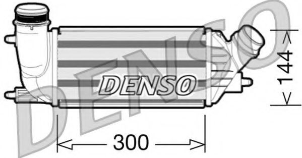 DENSO DIT07001 Интеркулер для FIAT SCUDO