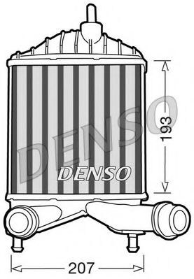 DENSO DIT09101 Интеркулер DENSO 
