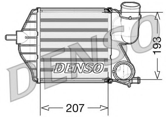 DENSO DIT09102 Интеркулер DENSO 