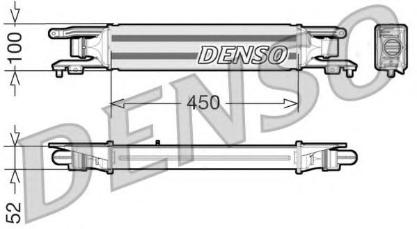 DENSO DIT20001 Интеркулер DENSO 
