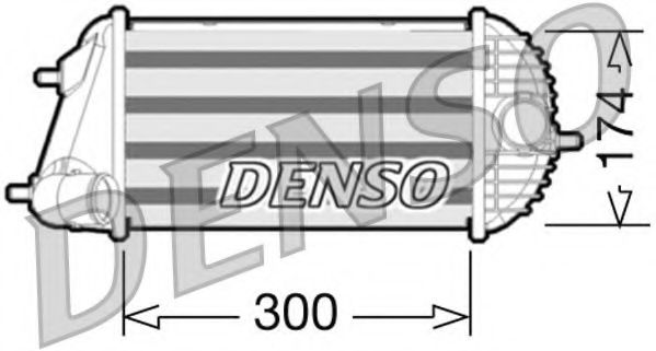 DENSO DIT47001 Интеркулер для SUZUKI