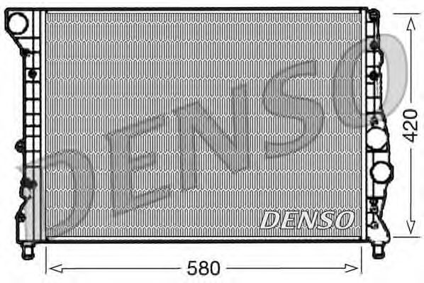 DENSO DRM01001 Радиатор охлаждения двигателя для ALFA ROMEO