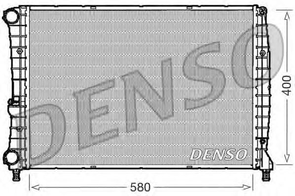 DENSO DRM01002 Радиатор охлаждения двигателя для ALFA ROMEO 147