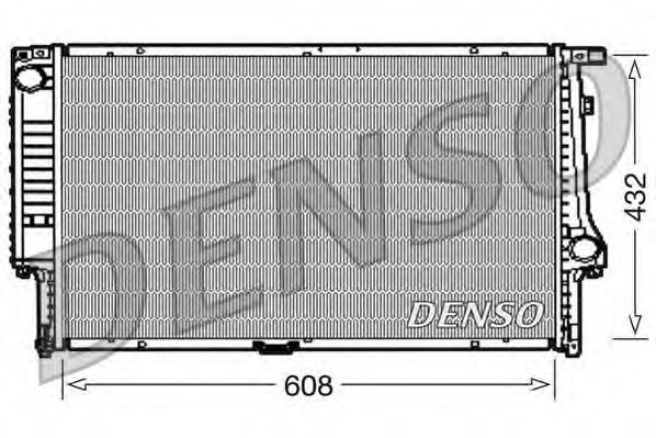 DENSO DRM05061 Радиатор охлаждения двигателя DENSO 