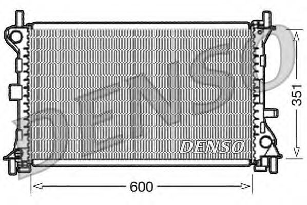 DENSO DRM10052 Радиатор охлаждения двигателя для FORD FOCUS