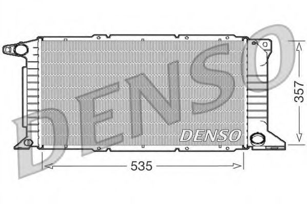 DENSO DRM10101 Радиатор охлаждения двигателя для FORD TRANSIT TOURNEO