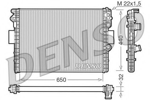 DENSO DRM12001 Крышка радиатора для IVECO