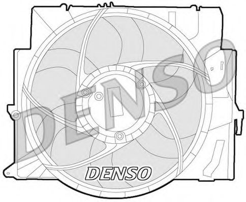 DENSO DER05006 Вентилятор системы охлаждения двигателя DENSO 