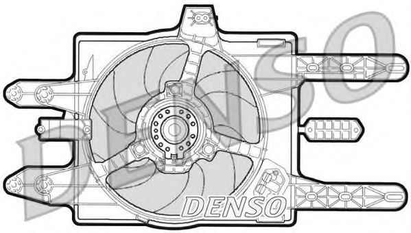 DENSO DER09031 Вентилятор системы охлаждения двигателя для LANCIA