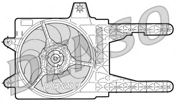DENSO DER13006 Вентилятор системы охлаждения двигателя для LANCIA