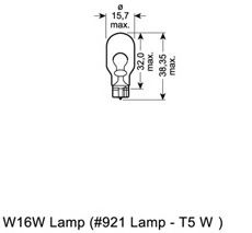OSRAM 921 Лампа ближнего света для DUCATI MOTORCYCLES