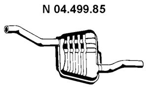 04.499.85 EBERSPÄCHER Глушитель выхлопных газов конечный 04.499.85 EBERSPÄCHER Глушитель выхлопных газов конечный