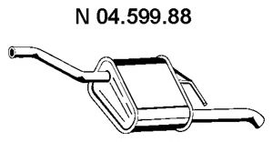 04.599.88 EBERSPÄCHER Глушитель выхлопных газов конечный 04.599.88 EBERSPÄCHER Глушитель выхлопных газов конечный