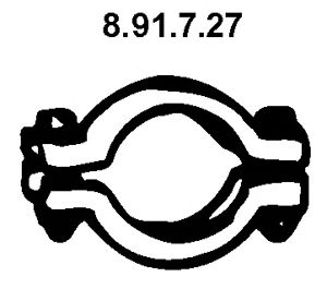 EBERSPÄCHER 891727 Клемма, система выпуска EBERSPÄCHER 891727 Клемма, система выпуска