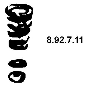 EBERSPÄCHER 892711 Пружина, глушитель 