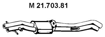 EBERSPÄCHER 2170381 Глушитель выхлопных газов для BMW X3