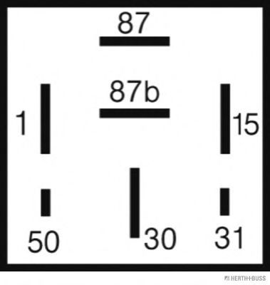 HERTH+BUSS ELPARTS 75614186 Реле, топливный насос HERTH+BUSS ELPARTS 75614186 Реле, топливный насос