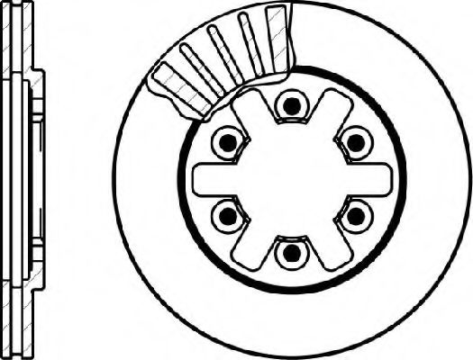 MINTEX MDC1164 Тормозной диск 