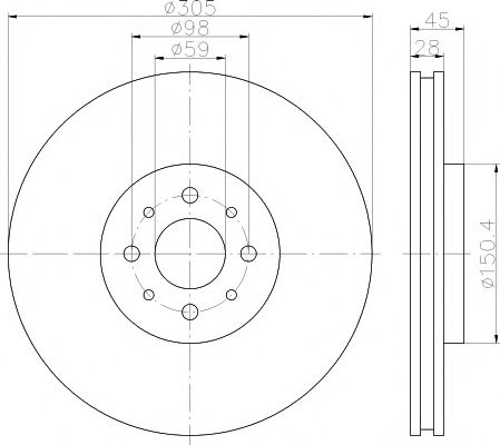 MINTEX MDC2236 Тормозные диски MINTEX для ALFA ROMEO