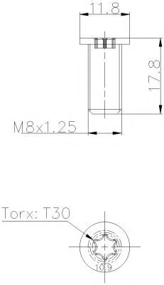 MINTEX TPM0013 Скобы тормозных колодок для RENAULT SAFRANE