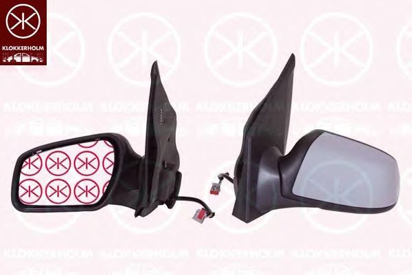 25761046 KLOKKERHOLM Наружное зеркало 25761046 KLOKKERHOLM Наружное зеркало