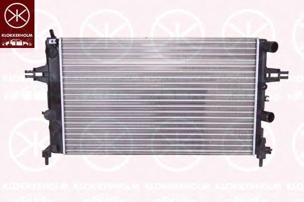 KLOKKERHOLM 5051302255 Радиатор охлаждения двигателя KLOKKERHOLM для OPEL