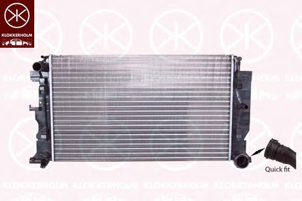 KLOKKERHOLM 3547302402 Радиатор охлаждения двигателя для VOLKSWAGEN CRAFTER