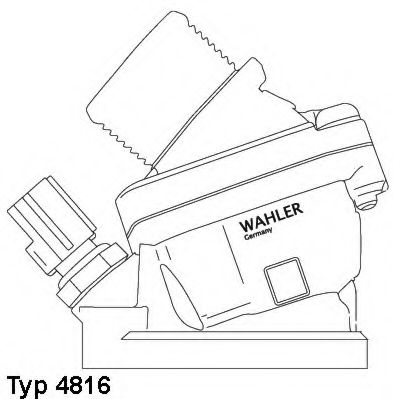 WAHLER 481690D Термостат для VOLVO XC70