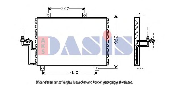 AKS DASIS 012240N Радиатор кондиционера AKS DASIS 
