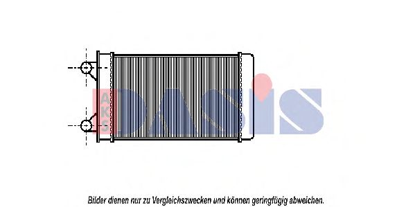 AKS DASIS 049120N Радиатор печки для VOLKSWAGEN CARAVELLE