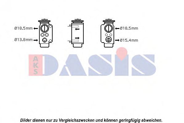 AKS DASIS 050003N Расширительный клапан кондиционера для BMW