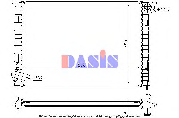AKS DASIS 050035N Крышка радиатора для MINI