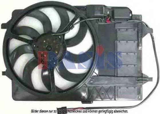 AKS DASIS 058056N Вентилятор системы охлаждения двигателя для MINI