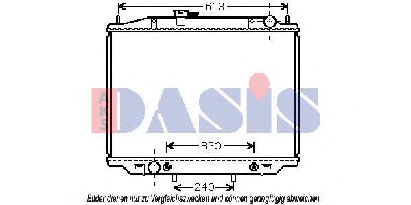 AKS DASIS 070126N Крышка радиатора для NISSAN