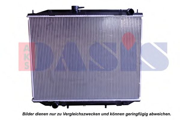 AKS DASIS 072290N Радиатор охлаждения двигателя для NISSAN MISTRAL