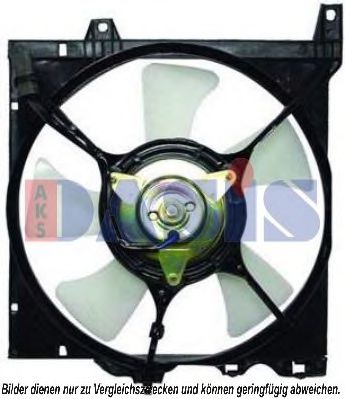 AKS DASIS 078036N Вентилятор системы охлаждения двигателя для NISSAN