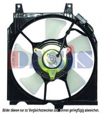 AKS DASIS 078056N Вентилятор системы охлаждения двигателя для NISSAN