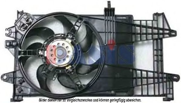 AKS DASIS 088084N Вентилятор системы охлаждения двигателя для LANCIA