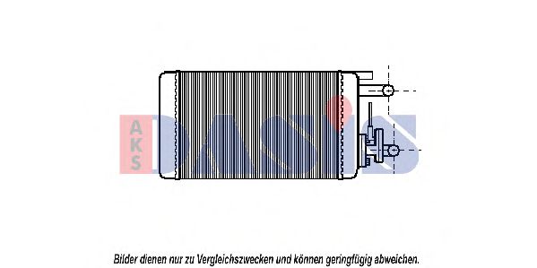 AKS DASIS 089080N Радиатор печки для FIAT TEMPRA