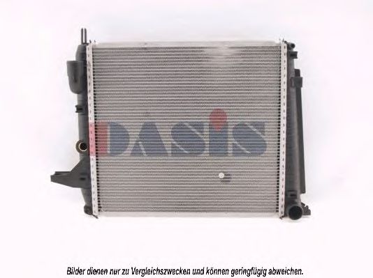 AKS DASIS 091250N Радиатор охлаждения двигателя для FORD